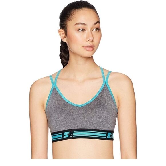 Starter Medium Impact Crossback Sports Bra - Picture 1 of 8